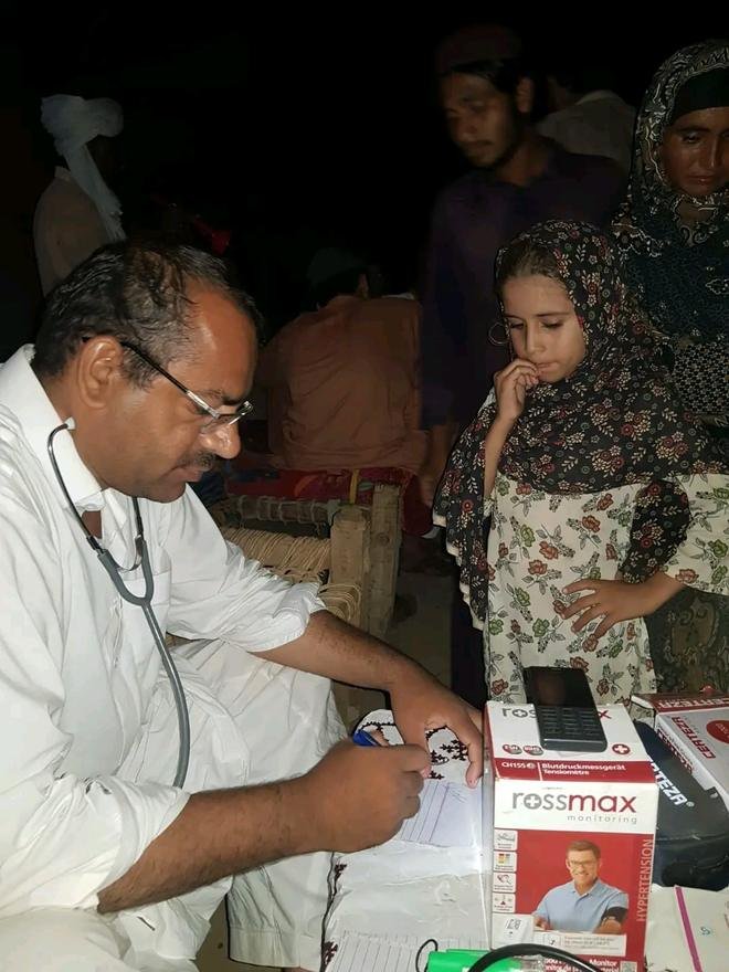 Night medical camp