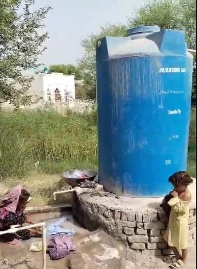 Village water tank